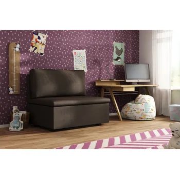 Křeslo Rozkládací křeslo KAMIL hnědá