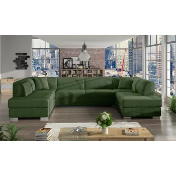 Sedací souprava Rozkládací sedačka DARCO U zelená