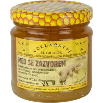 Med se zázvorem Gregor 260 g
