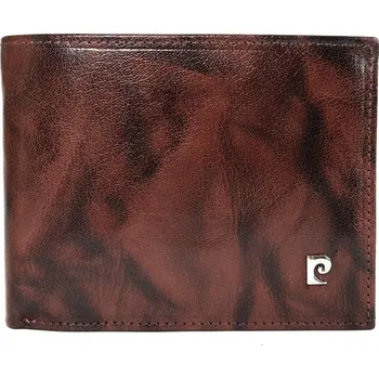 Luxusní hnědá žíhaná kožená peněženka Pierre Cardin 8806 Tilak121 + RFID