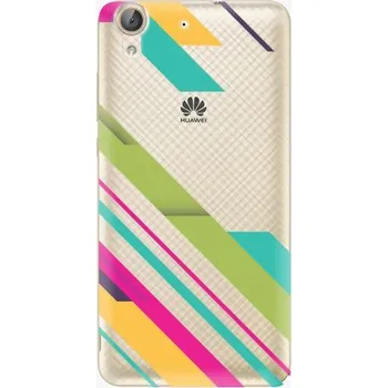 Pouzdro na mobilní telefon iSaprio Color Stripes 03 pro Huawei Y6 II