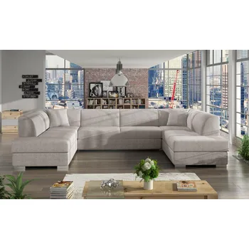 Sedací souprava Rozkládací sedačka DARCO U II sv.šedá