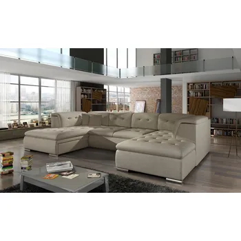 Sedací souprava Rozkládací rohová sedačka SANTIAGO béžová