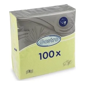 Papírový ubrousek Ubrousky papírové 33 x 33 cm, jednovrstvé, 100 ks, světle zelené