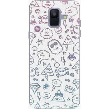 Pouzdro na mobilní telefon iSaprio Funny Clouds pro Samsung Galaxy A6