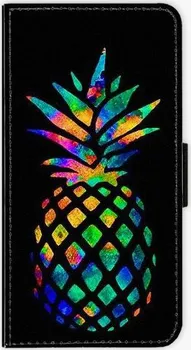 Pouzdro na mobilní telefon iSaprio Rainbow Pineapple Honor 9 Lite flipové