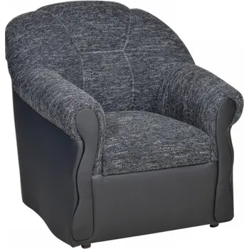 Křeslo Křeslo OLDER černá melír / černá