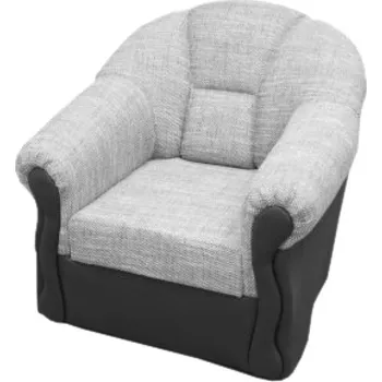 Křeslo Křeslo OLDER šedá melír / černá