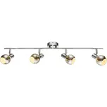 Globo 54845-4 KOBY - Stropní bodové svítidlo s 3D efektem 4 x E14 (Stropní bodová lampa s 3D světelným efektem na stínidlech)