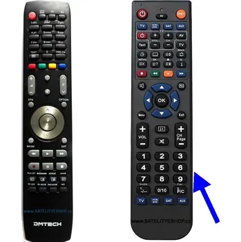 Dálkový ovladač Dmtech RL06-AR002D dálkový ovladač náhradní