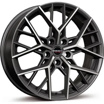 Alu kolo Borbet BY titan - leštěné čelo 8,5x21 5x108 ET45