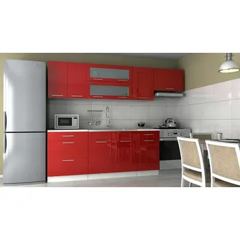 Kuchyňská linka Kuchyňská linka DIAMOND 240 červená