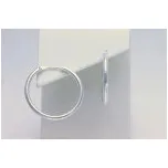 Stříbrné náušnice Kruhy