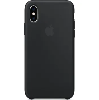 Apple Silicone Case pro iPhone XS černé Pouzdro na mobilní telefon Apple Silicone Case pro iPhone XS černé