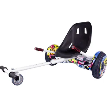 Hoverboard Windrunner EVO Art 10" grafika + sedátko Funcart bílé