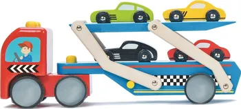 Dřevěná hračka Le Toy Van tahač s autíčky Race