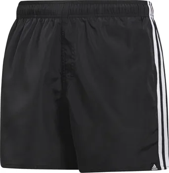 Pánské plavky Adidas 3 Stripe Short Length černé