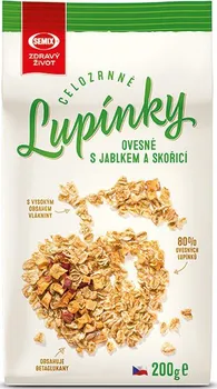 Semix Celozrnné lupínky ovesné s jablky a skořicí 200 g