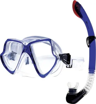 Potápěčská maska Spokey Tortuga sada brýle + šnorchl modrá