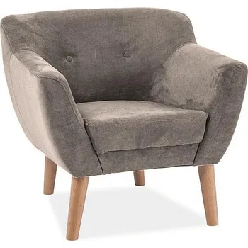 Křeslo MAMBA čalouněné křeslo Beks béžové