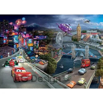 Fototapeta Fototapeta dětská 1-dílná FT0703 / Fototapety dětské (160 x 110cm) Disney Cars FTDNM5209 AG Design