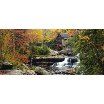 Fototapeta Obrazová vliesová fototapeta vodopád FTNH2712 / Obrazové papírové fototapety na zeď 1 dílné Waterfall FT0912 AG Design (202 x 90 cm)