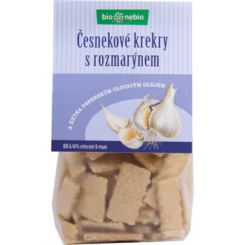 Bionebio Česnekové krekry s olivovým olejem Bio 130 g