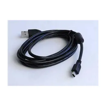 Kabel do PC GEMBIRD Kabel USB 2.0 A-Mini B (5pin) propojovací, HQ s ferritovým jádrem, 1,8m, černý
