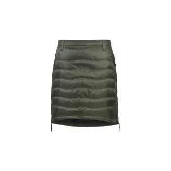 Dámská sukně SKHOOP Short Down olive L; Zelená zimní sukně péřová + DÁREK DLE VÝBĚRU!