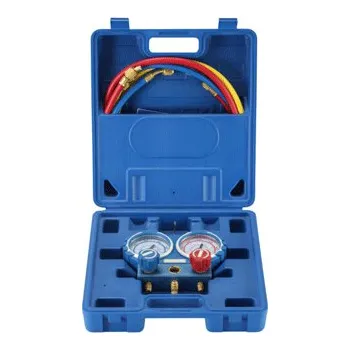 Sada nářadí Value Manometr na chladivo R32 včetně hadic 3x150cm v plastovém kufříku