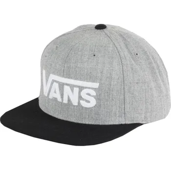 Kšiltovka VANS Drop V II Snapbac Heather šedá