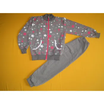 Arex, ČR Tepláková souprava Hvězdy - velikost 116 Barva: šedá, Velikost: 116