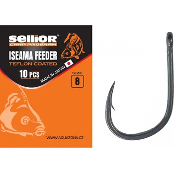 Rybářský háček Háčky Sellior Iseama Feeder vel.8 / 10ks balení