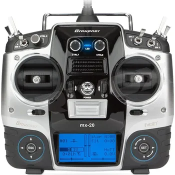 Graupner/SJ MX-20 2,4 GHz Hott RC samotný vysílač RC vybavení Graupner/SJ MX-20 2,4 GHz Hott RC samotný vysílač
