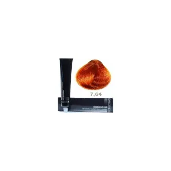 Barva na vlasy SELECTIVE Barvy Oligomineral Cream Colorante barva Měděná červená blond 7-64