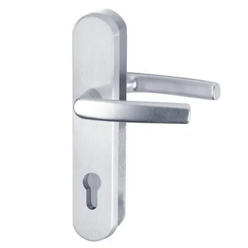 Dveřní kování Richter R111PZ TB3 90 mm klika/klika stříbrný elox