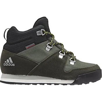 Adidas Climawarm Snowpitch Base Green/Night Cargo/Ash Silver Chlapecká zimní obuv Adidas Climawarm Snowpitch Base Green/Night Cargo/Ash Silver