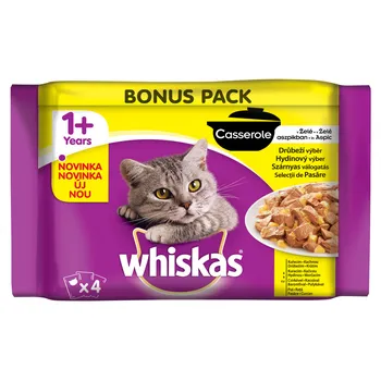 Krmivo pro kočku Whiskas Casserole drůbeží menu