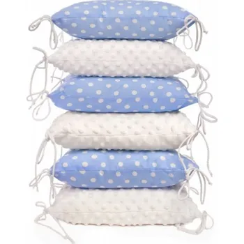 mantinel do postýlky T-TOMI Polštářkový mantinel 35 x 35 cm/6 ks