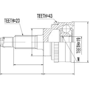 Poloosa kola NTY Kloub poloosy SUZUKI IGNIS RG413/415 04- WAGON R+ RC410(E27)/RC413(E35) 04-
