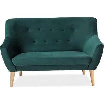 Pohovka MAMBA pohovka pro dva Amber sametově zelená