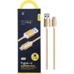 Nabíjecí kabel PLUS AU406 USB-C 1m zlatý