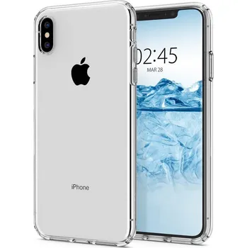 Telefonní příslušenství Spigen Liquid pro iPhone XS/X čiré