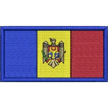 Nášivka Pelisport Nášivka Moldavská vlajka 6 x 3,2 cm