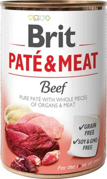 Krmivo pro psa Brit Paté & Meat Beef 400 g