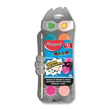 Vodová barva Maped Color'Peps 30 mm/12 ks 