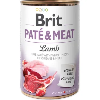 Krmivo pro psa Brit Paté & Meat Lamb 400 g