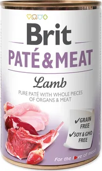 Krmivo pro psa Brit Paté & Meat Lamb 400 g
