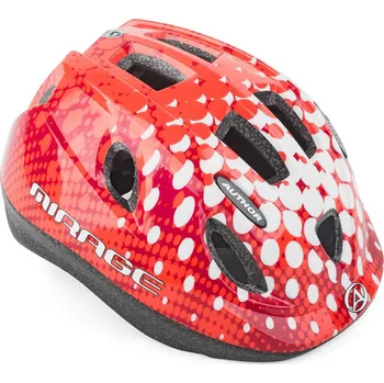 Cyklistická přilba Author Mirage LED In-Mold Red/White 48-54