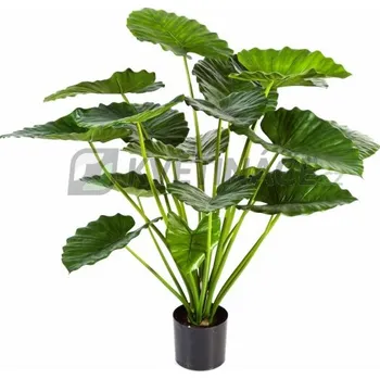 umělá květina Alocasia Calidora 95cm + doprava zdarma